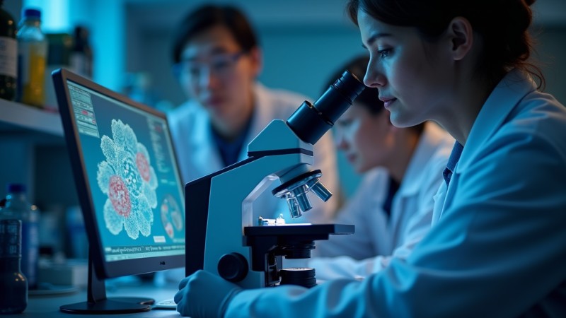 New Insights into Cancer Cell Telomere Repair Mechanisms Offer Hope for Future Therapies, Concept art for illustrative purpose, tags: cellules - Monok